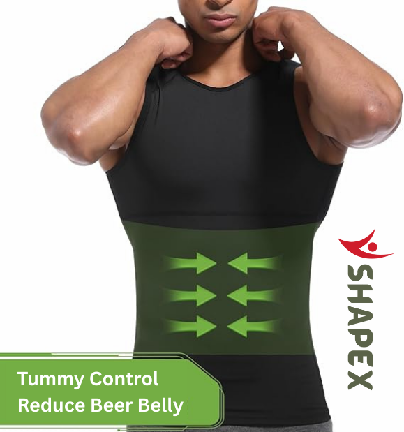 Shapex IronForm Compression Vest - Targets Belly & Side Fat, Lifts Posture And Stops Clothes From Clinging In All The Wrong Places