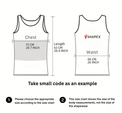 Shapex IronForm Compression Vest - Targets Belly & Side Fat, Lifts Posture And Stops Clothes From Clinging In All The Wrong Places