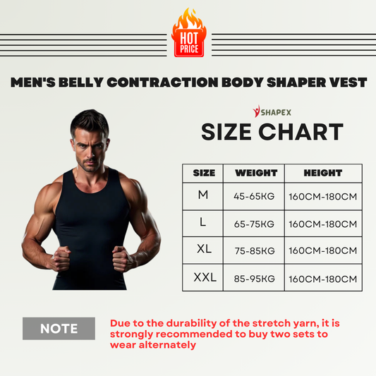 Shapex IronForm Compression Vest - Targets Belly & Side Fat, Lifts Posture And Stops Clothes From Clinging In All The Wrong Places