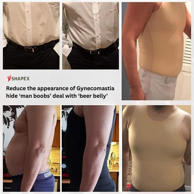 Shapex IronForm Compression Vest - Targets Belly & Side Fat, Lifts Posture And Stops Clothes From Clinging In All The Wrong Places